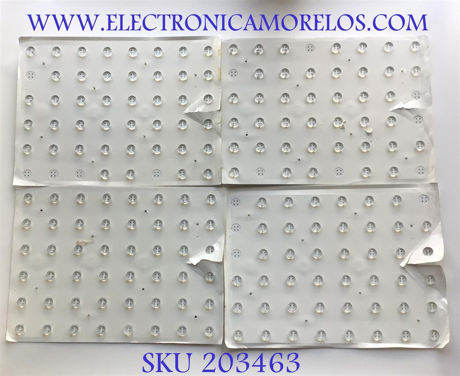 KIT DE LED'S PARA TV (( KIT CONSTA DE 9 PZ )) / NUMERO DE PARTE SVG750A08 / SVG750A08_REV05_48LED_160118